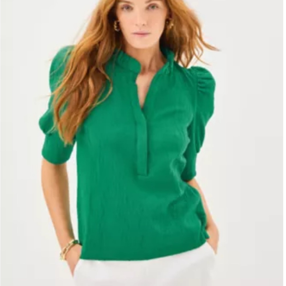Lilly Pulitzer Elsey Ruffle Knit Top
